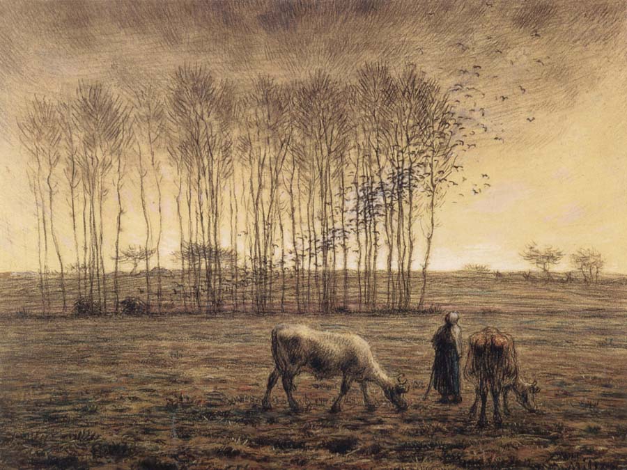 Jean Francois Millet La Femiere